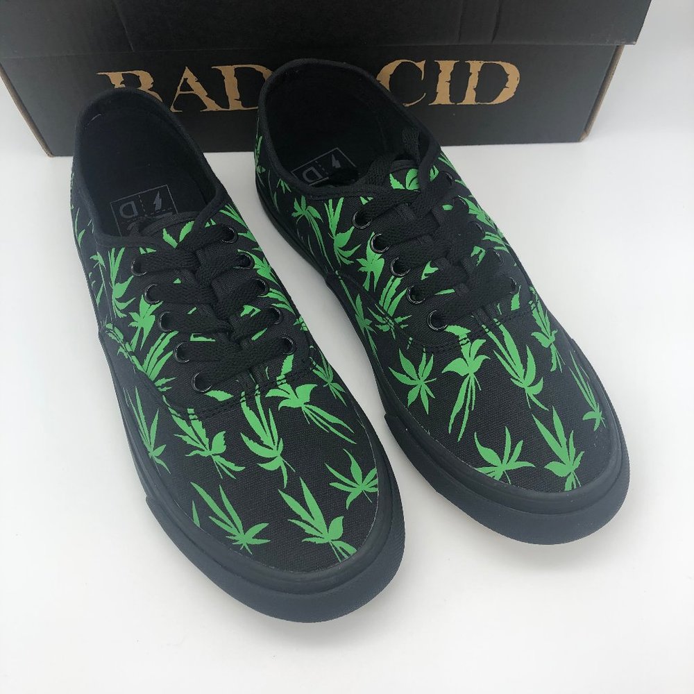 UNIF x Bad Acid Leaf Sneakers - Size 10.5